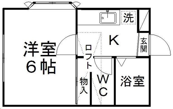 ロフティ北仙台IIの物件間取画像